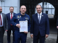 Награждение Благодарственными письмами Председателя Законодательного Собрания Краснодарского края Ю.А. Бурлачко сотрудников МКУ  МО г. Краснодар ПАСС 